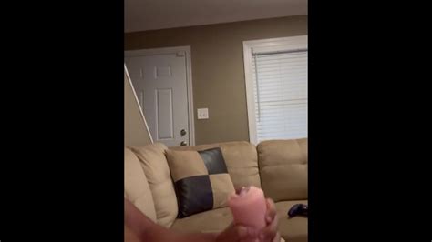 Stud Cant Hold Back His Load Before He Shoots Cum Through Fleshlight While Moaning Pornhub Gay