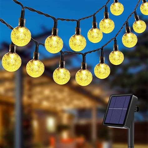 Litogo Guirlande Solaire Exterieur 14M 60 LED Guirlande Lumineuse