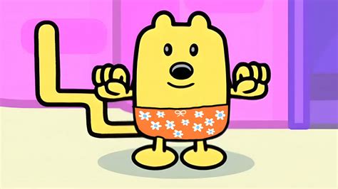 Wubbzy With Flower Orange Speedo Swimsuit V5 By Sergibluebird16 On