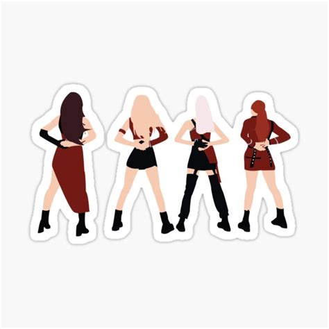 Blackpink Rose Sticker By Therosiegarden In 2022 Kendall Jenner Outfits