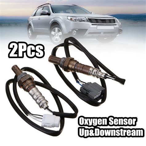 2Pcs 68cm Ratio Oxygen Sensor Up Downstream for 2003 2004 Subaru ...