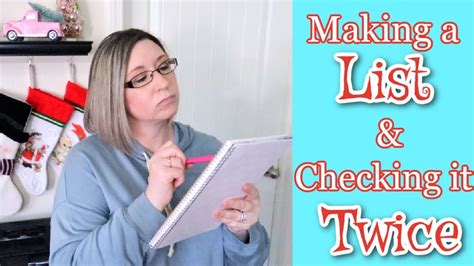 Making A List Checking It Twice Vlogmas Days Of Vlogmas