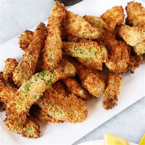 Air Fryer Avocado Fries Keto Fries Low Carb Gluten Free Lchf