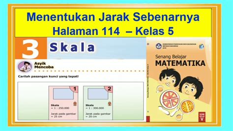 Menentukan Jarak Sebenarnya Asyik Mencoba Hal Senang Belajar