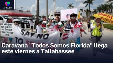 Caravana Todos somos Florida llegará a Tallahassee este viernes esto