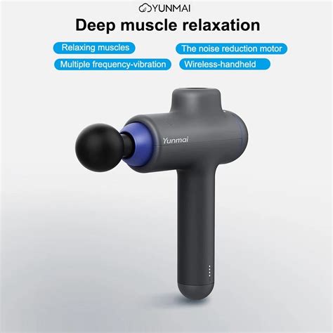 Xiaomi Yunmai Handheld Massage Fascia Gun Dark Gray