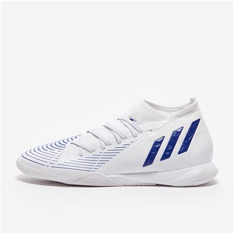 Adidas Predator Edge 3 IN Blanco Hi Res Azul Blanco Botas Para