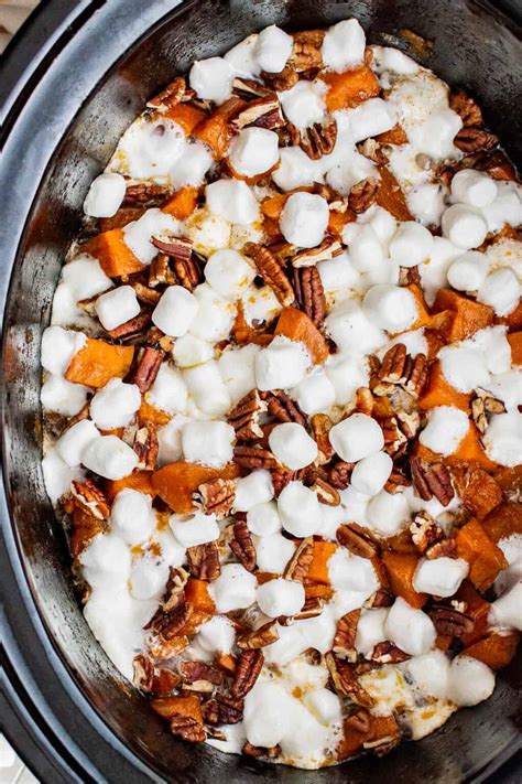 Crockpot Sweet Potato Casserole The Cookie Rookie