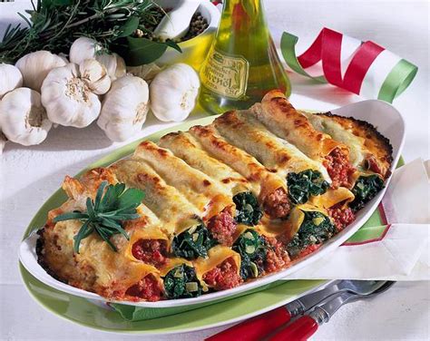 Gef Llte Cannelloni Mit Zweierlei F Llung Rezept Lecker