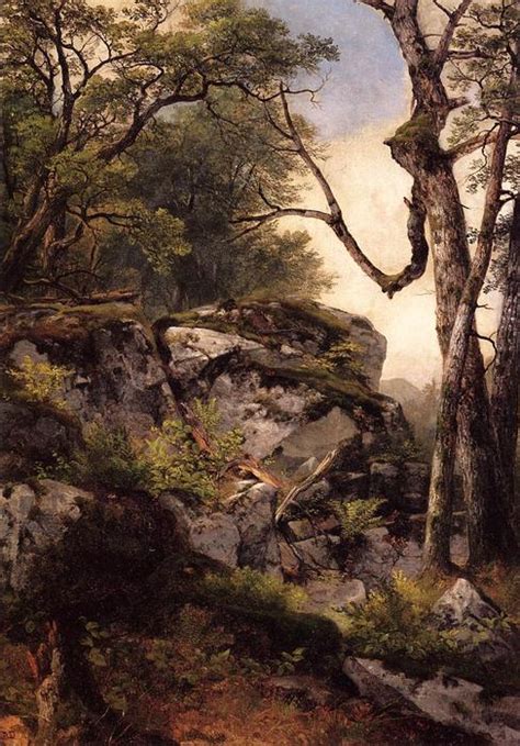 Reproducciones De Pinturas Escena De Woodland De Asher Brown Durand