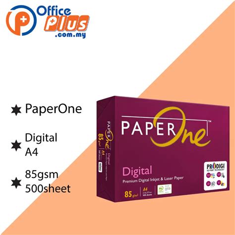 Paperone A Digital Paper Gsm Sheets Shopee Malaysia