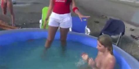 Hazing Teens Made To Lick Pussy Outdoors Tnaflix