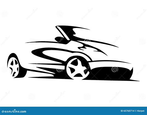 Vector De La Silueta Del Coche Ilustraci N Del Vector Ilustraci N De