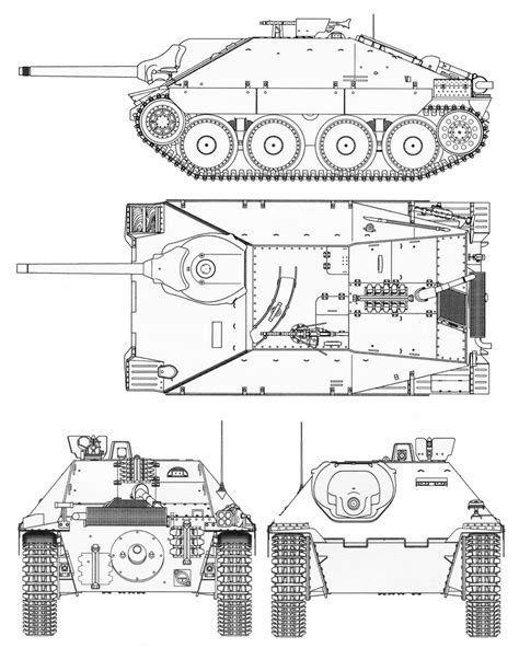 Panzer Blueprints Ww Ausf Tanks Blueprint Tank Pz Kpfw T Pzkpfw