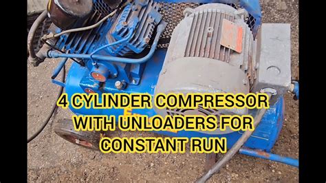 Emglo Lu Constant Run Air Compressor Unloader Heads Demonstrated 4