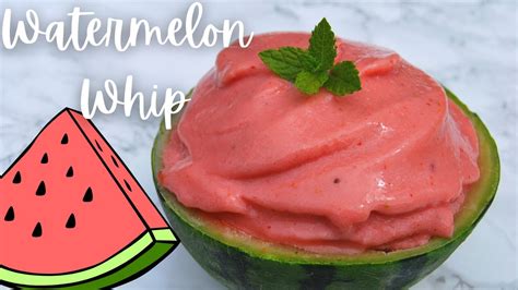 Watermelon Whip Recipe Healthy Dole Whip At Home Youtube