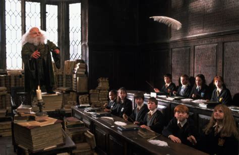 Professor Flitwick in Charms class — Harry Potter Fan Zone