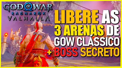 GOD OF WAR RAGNAROK DLC COMO LIBERAR AS 3 ARENAS DE GOW CLÁSSICO FORUM