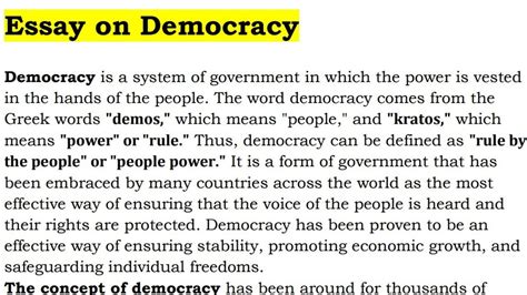 How To Write Essay On Democracy Democracy In Pakistan How To Start