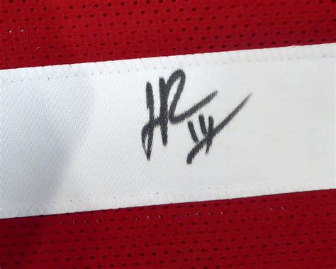 Henry Ruggs Autographed Signed Alabama Crimson Tide Iii Red Jersey