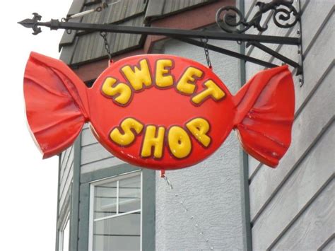 Large Wrapped Candy Sign Candy Signs Shop Signs Pub Signs