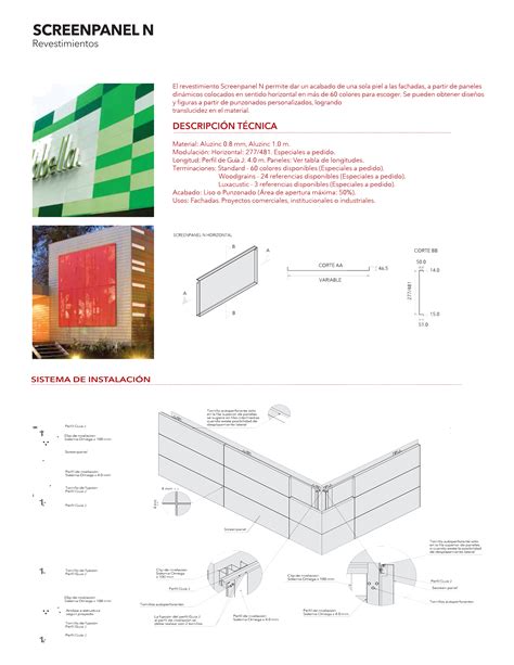 Revestimiento Screenpa El Tipo N Hunter Douglas CELULYT