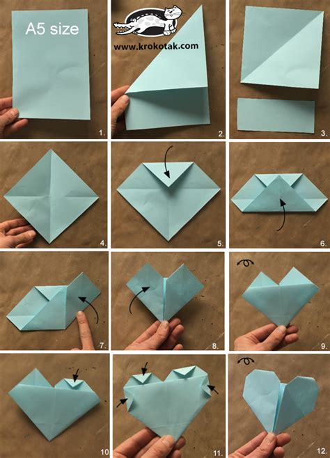 Walentynkowe Origami