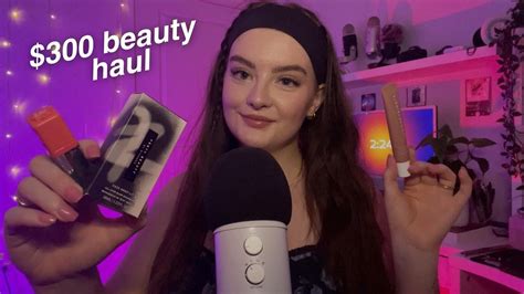 Asmr Beauty Unboxing Haul Gentle Tapping Mouth Sounds Youtube