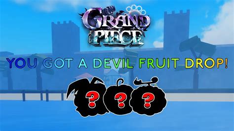 Gpo You Got A Devil Fruit Drop Super Ultra Luck Youtube