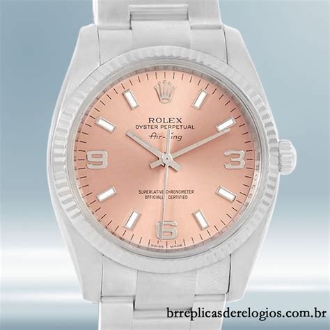 Rolex Air king masculino 36mm 114234PSO Automático As Replicas De