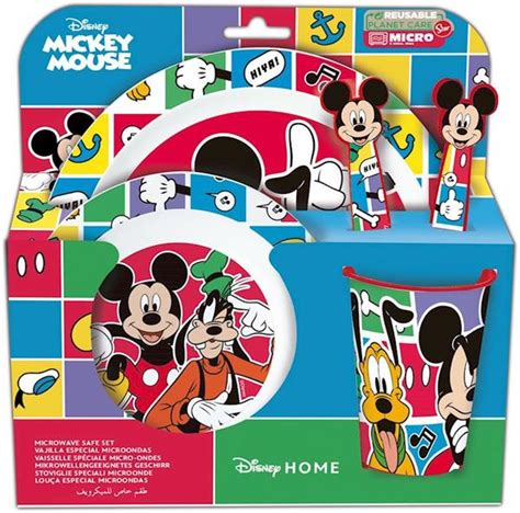 Mickey Mouse Set Vajilla Piezas Toysmaniatic