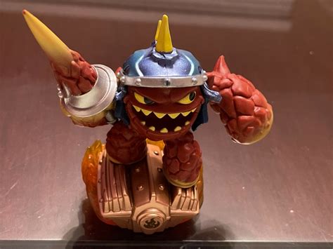 Mavin Skylanders Superchargers 87536888 Lava Lance Eruptor Game Figure Activision