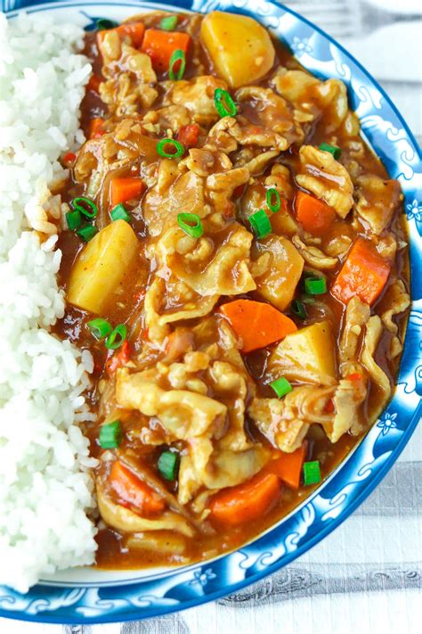 Japanese Pork Belly Curry Easy Weeknight Curry That Spicy Chick