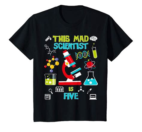 Mad Scientist Shirt Mad Science Birthday Shirt Personalized Etsy