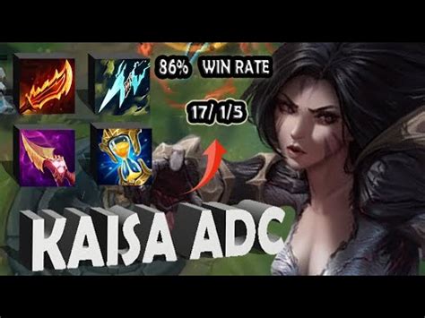 Kaisa Vs Ezreal 86 WIN RATE ADC Korea Challenger Patch 14 6 YouTube