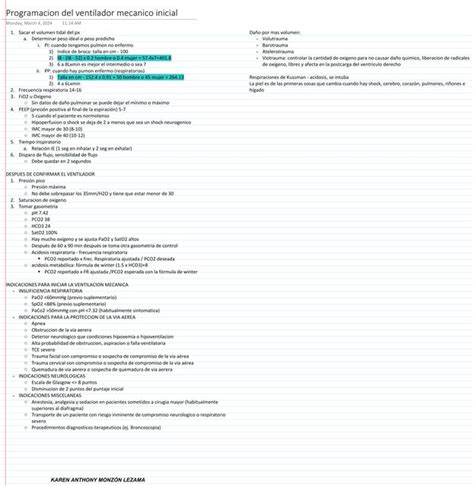 Programacion del ventilador mec Karen Monzón uDocz