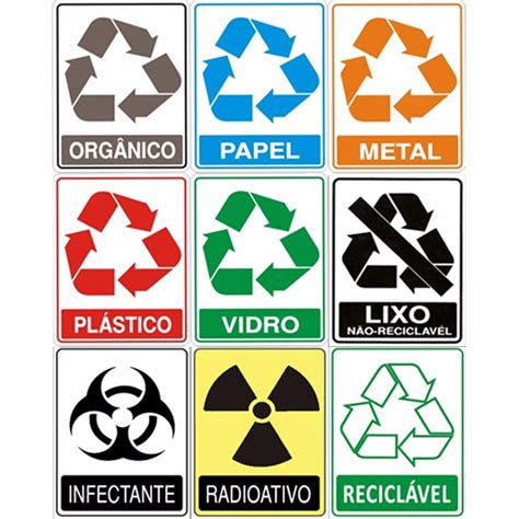 Simbolos Reciclagem Para Imprimir - 5