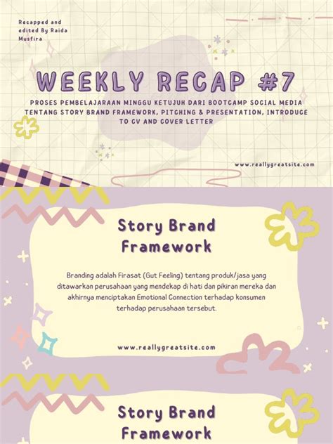 Story Brand Framework, Pitching & Presentation, Introduce To CV and ...