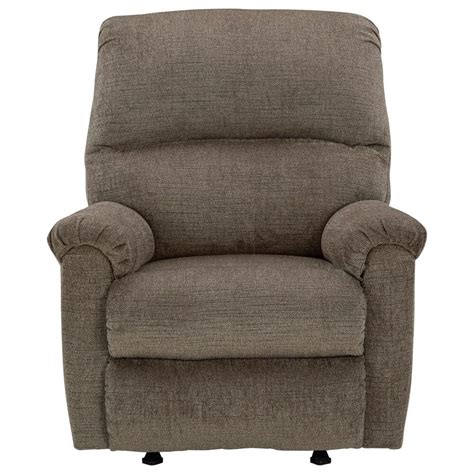 Signature Design By Ashley Stonemeade Manual Recliner In Nutmeg Nfm