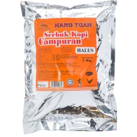 HANG TUAH SERBUK KOPI CAMPURAN HALUS 1KG Shopee Malaysia