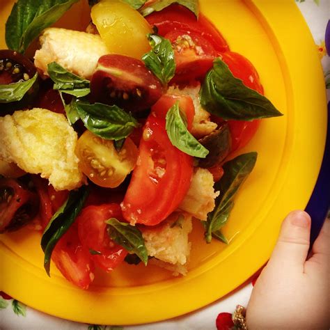 italian tomato & bread salad - my lovely little lunch box