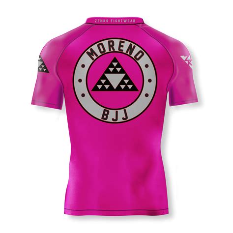 Moreno Bjj Rashguard Pink Zenko Fightwear™