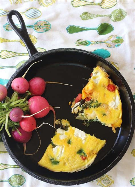 Arugula Tomato And Goat Cheese Frittata My Kitchen Garden Recipe