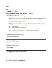 Kami Export Unit 1 Guide Pdf Name Date UNIT 1 Reading Guide This