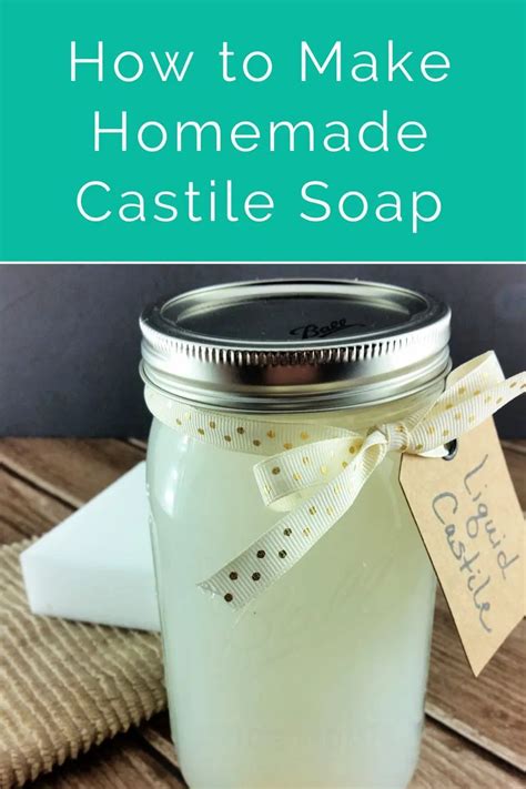 How To Make Liquid Castile Soap From A Bar Liquid Castile Soap