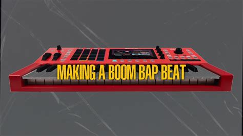 Making A Boom Bap Beat Akai MPC Key 37 MPC Software YouTube