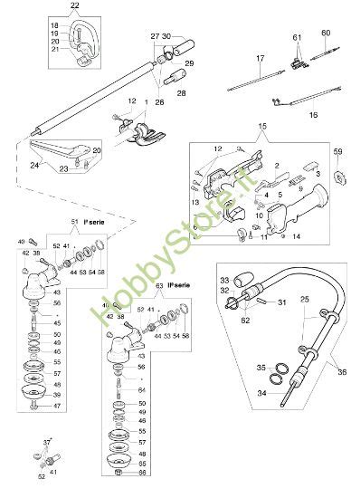 Trasmissione 8535 Decespugliatore Categoria 8535 Decespugliatore EFCO