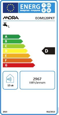 Ohřívač vody s termostatem MORA EOM 120 PKT ONLINESHOP cz