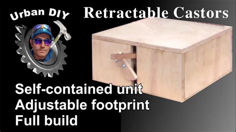 DIY - Retractable Castors for Any Machine Stand - YouTube