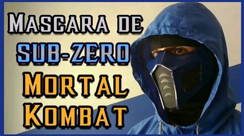 C Mo Hacer Una M Scara De Sub Zero Diy Cubrebocas Mortal Kombat